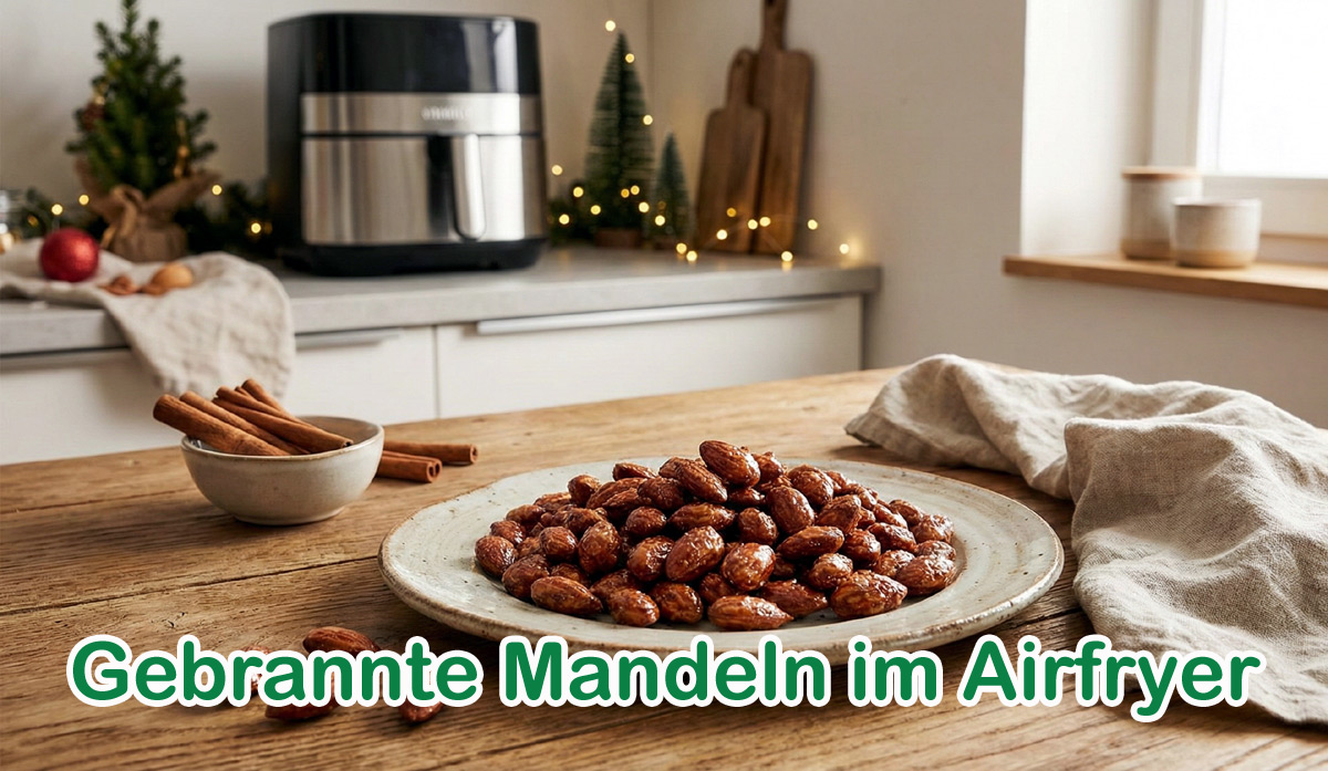 Gebrannte Mandeln im Airfryer: 15 Min. Rezept Gebrannte Mandeln im Airfryer: 15 Min. Rezept